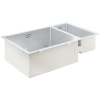GROHE K700 nerezový dvojdrez, ľavý, univerzálna montáž, 760 x 450 mm, kartáčovaná nerezová oceľ, 31575SD1
