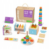 BOX XXL VZDELÁVACIA MONTESSORI 6v1 SENZORICKÁ 13-15 MIES TOOKY TOY