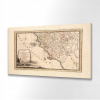 Retro mapa talianskeho Toskánska obraz na plátne 30x20 (Retro mapa talianskeho Toskánska obraz na plátne 30x20)