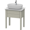 DURAVIT Luv stojaca skrinka pod umývadlo, pod dosku, 1 zásuvka, 638 x 450 x 743 mm, taupe matná lakovaná, LU956006060