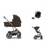 CYBEX Balios S Lux 2.0 + Cot S Lux Travel Set Aton B2 i-Size chocolate brown 2025
