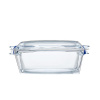 Misa zapekacia oválna s pokrievkou, 38x23x15cm, 4,4L+1,4L, sklo číre PYREX, spevnený obal KLC