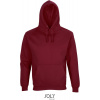 SOL´S CONDOR / Unisex mikina s kapucňou - burgundy S