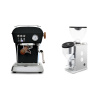 Ascaso Dream PID, Dark Black + Rocket Espresso FAUSTINO 3.1, white