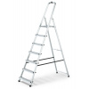 Jednostranný hliníkový rebrík 7 schodov HOME + hák (max.125 kg)