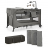 Kinderkraft Joy 2 with accessories 2026 Dark Grey cestovná postieľka