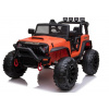mamido Elektrické autíčko Jeep Brothers oranžové 24V 2x200W