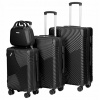 SADA CESTOVNÝCH KUFRÍKOV AZORES ČIERNA 4V1