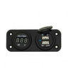 Vstavaná zásuvka zapaľovača s krytkou dual USB / voltmeter 566949