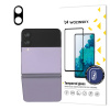 Wozinsky Tvrdené sklo na kameru 9H pre Samsung Galaxy Z Flip4 - Čierna