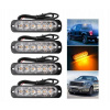 4SZ 6 LED výstražné stroboskopy automobilové stroboskopické svetlá 12/24V
