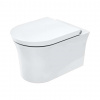 Duravit White Tulip Závesné WC HygieneFlush, Rimless, HygieneGlaze, biela 2576092000