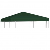 vidaXL Strieška na altánok 310 g/m², 3x3 m, zelená - Zelená - 165435-99821