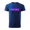 Sablio Tričko s potlačou Fortnite Pink - modré S