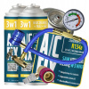 SET R134a 2x FAKTOR KLIMATIZÁCIE 3v1 Kábel Adaptér 340 g