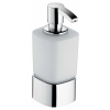 Keuco Elegance Dávkovač mydla s držiakom, 220 ml, matné sklo/chróm 11653019001