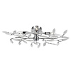 Stropné svietidlo, lampa - Luster stropnej lampy pre salón Manila 4 Sollux (Luster stropnej lampy pre salón Manila 4 Sollux)