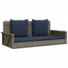 Lavica s operadlom plast 119 x 56 cm