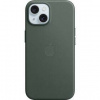 Kryt na mobil Apple iPhone 15 FineWoven Case with MagSafe Evergreen MT3J3ZM/A