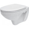 Cersanit DELFI WC misa závesná 36x52cm so sedátkom Polypropylén Biela K11-0021+K98-0039