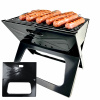 Gril na drevené uhlie Skladací kufor 44 cm 43 x 27 cm (TURISTICKÝ GRIL NA UHLIE SKLADACÍ KEMPING PRENOSNÝ KUFOR BBQ GRIL)