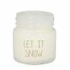 My Flame Lifestyle My Flame - SVÍČKA - LET IT SNOW - white - winter glow