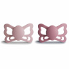 DVOJBALENIE ANATOMICKÝCH CUMLÍKOV FRIGG BUTTERFLY BLUSH/ CEDAR, 6-18M, SILIKÓN