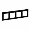 LEGRAND Rámeček VALENA LIFE 754254 čtyřnásobný černá