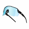 Okuliare FORCE PULSE čierne modré zrkadlo. sklo