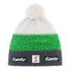 ČIAPKA EISBAR STAR POMPON MÜ SP GREY NEON GREEN WHITE 2024