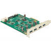 Delock PCI Express Card x4> 4 x externí USB 3.0, (Quad Channel) 89325