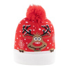 Vianočná LED čiapka - sob , Red Farba: Red