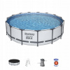 Bestway 56488 Pool Steel Pro Max 4,57 x 1,07 ms s príslušenstvom (Rámový bazén 15 ft 457 cm x 107 cm Steel Pro Max)