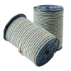 BERGER – HUCK Gumené lano 6 mm, biele s pruhmi