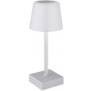 Globo Lighting Xayden stolová lampa 1x2 W strieborná 28061SI