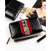 Peňaženka - Peterson Peterson Wallet Prírodná kožená béžová, čierna, červená PTN ST-781-1971 Produkt Blac-Women (Módne puzdro na ceruzku s RFID Stop Pet Card Ochrana)