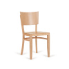 PAGED Classic A-0039 Seat Wood Back Wood Farba dreva: buk morený, Čalúnenie: dyha