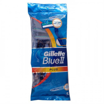 Gillette Blue II PLUS jednorázové žiletky 5ks