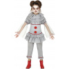 Guirca Detský dievčenský kostým - Killer Clown Veľkosť - deti: XL: 143-151 cm