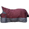HKM Deka výbehová Yukon HKM, s vyšším krkom, 300 g, dark red/grey Dĺžka chrbta: 165 cm