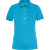 James & Nicholson Polokošile Solid JN 1805, elastická, krátký rukáv, dámská COT02180544001-turquoise S Tyrkysová