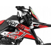 Aprilia SX 125 2018-2024 nálepky dyha RED FLASH červená 19 nálepiek
