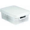 Curver Box Infinity Dots 11L s víkem bílý