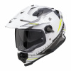 Moto přilba SCORPION ADF-9000 AIR FEAT bílo/černo/fluo žlutá XXL