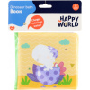 Happy World Knížka baby do vany dinosauři mění barvu do vody pro miminko
