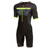 Zone3 Ltd Men's Activate Plus Short Sleeve Trisuit - REVOLUTION - BLACK/GREEN Veľkosť: S