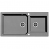 Laveo MILOS granitový drez 98 x 50 cm, sivý SPM_5209