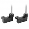Pneumatický spínač, řada: D-J7, 2vodičový kabel s otevřeným koncem, Lišta 24 V Indikátor LED, Polovodičový spínač SMC