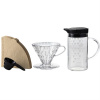 set HARIO Dripper & Thermo V60 Colour Server