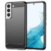 Techsuit Carbon Silicone kryt na Samsung Galaxy S22 – čierny KF238118